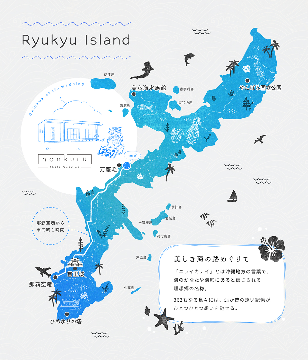 沖縄島マップ